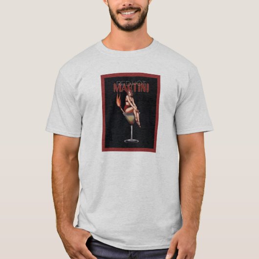 Red Hot Martini T-shirt (Voorkant)