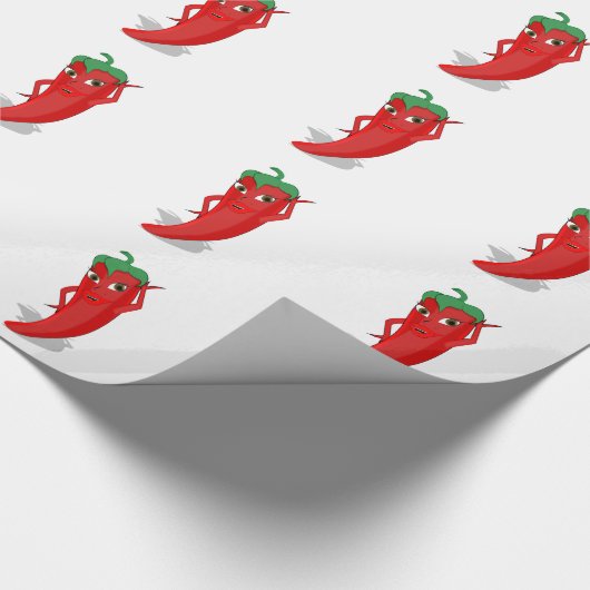 Red Hot Pepper Diva Cadeaupapier (Hoek)