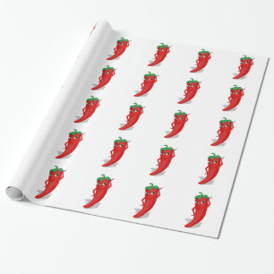 Red Hot Pepper Diva Cadeaupapier