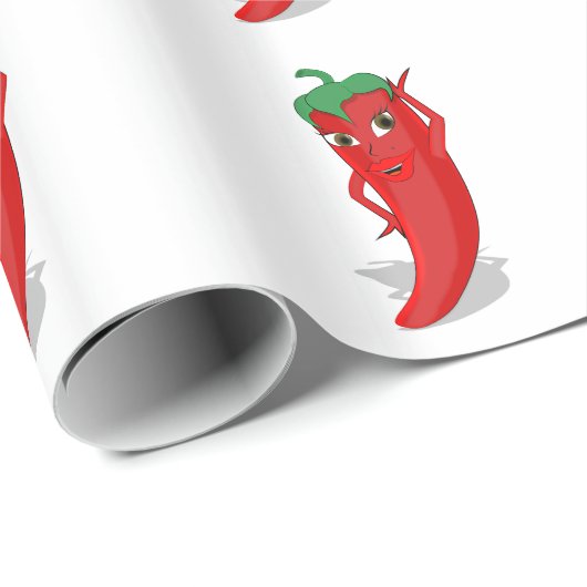 Red Hot Pepper Diva Cadeaupapier (Rol Hoek)