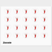 Red Hot Pepper Diva Hart Sticker (Vel)