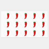 Red Hot Pepper Diva Labels (Vel)