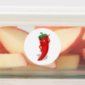 Red Hot Pepper Diva Labels (Aangebracht)