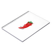 Red Hot Pepper Diva Notitieboek (Linkerzijde)