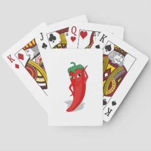 Red Hot Pepper Diva Pokerkaarten