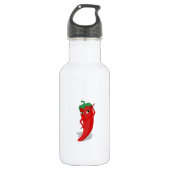 Red Hot Pepper Diva Roestvrij Waterfles (Voorkant)