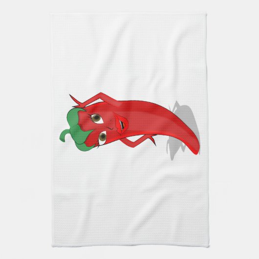 Red Hot Pepper Diva Theedoek (Verticaal)