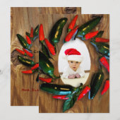 Red Hot Peppers met kerstkaart (Voorkant / Achterkant)