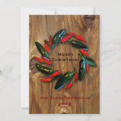 Red Hot Peppers met kerstkaart (Achterkant)