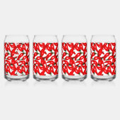 Red Hot Peppers Spicy  Blikvorm Glas (Links)