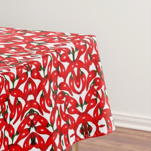 Red Hot Peppers Spicy  Tafelkleed (Voorbeeld)