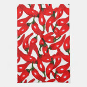 Red Hot Peppers Spicy  Theedoek (Verticaal)