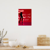 Red Hot Rock Star Diva Poster (Keuken)