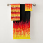 Red Hot Rod Flames Bad Handdoek (Insitu)