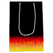 Red Hot Rod Flames Medium Cadeauzakje (Achterkant)