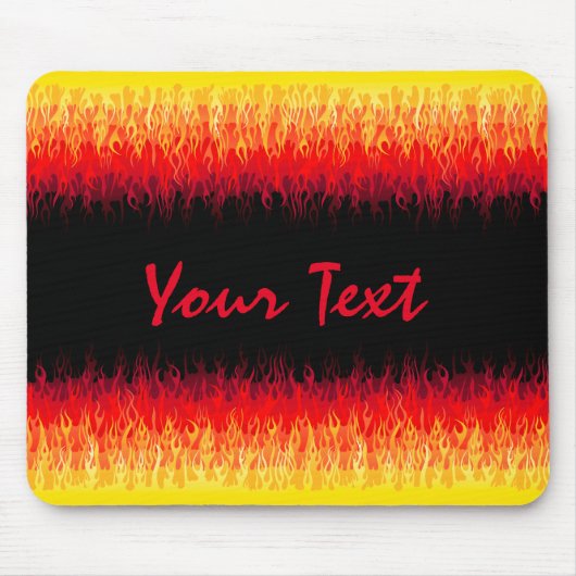 Red Hot Rod Flames Muismat (Voorkant)