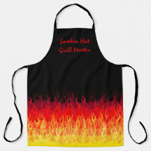 Red Hot Rod Flames - Rokin Hot Grill Master