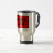 Red Hot Rush Aluminium Travel Reisbeker (Voorkant rechts)