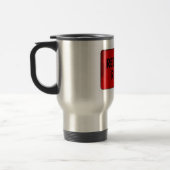 Red Hot Rush Aluminium Travel Reisbeker (Links)