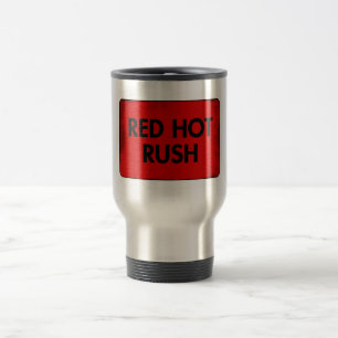 Red Hot Rush Aluminium Travel Reisbeker