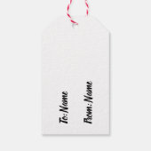 Red Hot Sauce Packet Gift Label Cadeaulabel (Achterkant)