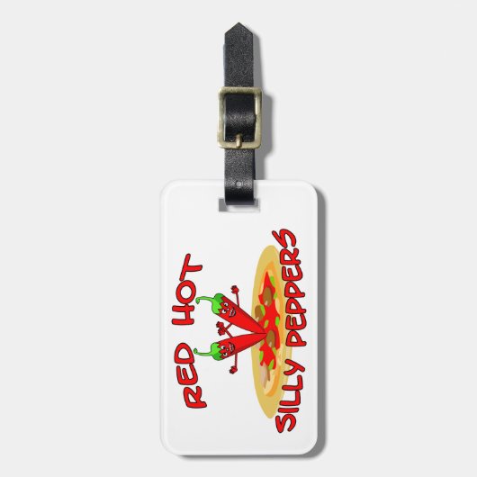 Red Hot Silly Peppers Bagagelabel (Voorkant verticaal)