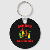 Red Hot Silly Peppers, Funny  Sleutelhanger (Voorkant)