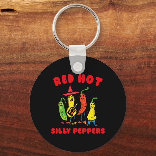 Red Hot Silly Peppers, Funny Sleutelhanger (Voorkant)
