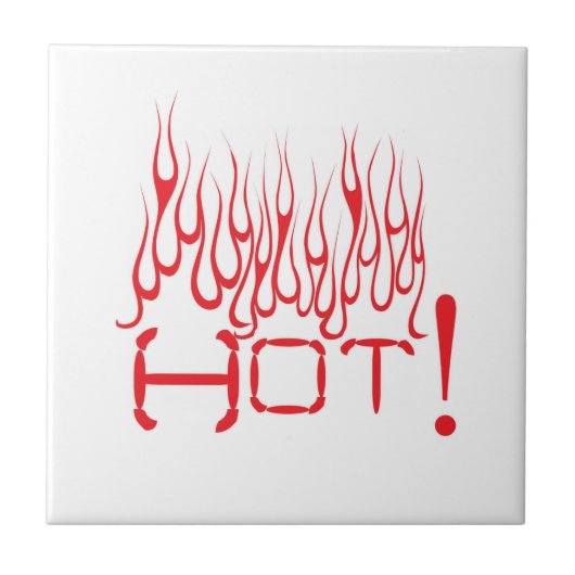 Red Hot Trivet Tegeltje (Voorkant)
