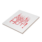 Red Hot Trivet Tegeltje (Zijkant)