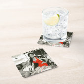 Red Hot Woman Kartonnen Onderzetters (Insitu)