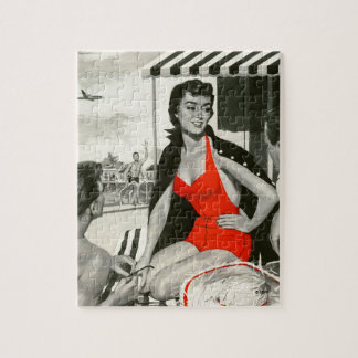 Red Hot Woman Legpuzzel