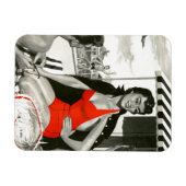 Red Hot Woman Magneet (Horizontaal)