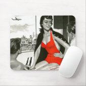 Red Hot Woman Muismat (Met muis)