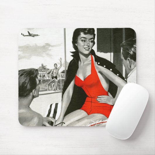 Red Hot Woman Muismat (Met muis)