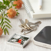 Red Hot Woman Sleutelhanger (Zijkant)