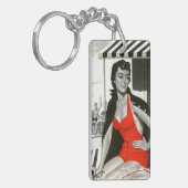 Red Hot Woman Sleutelhanger (Voorkant Links)