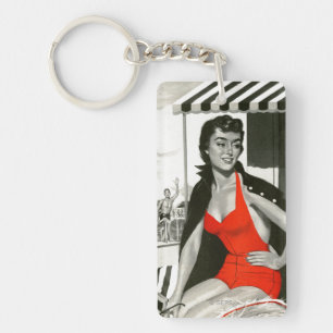 Red Hot Woman Sleutelhanger