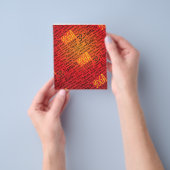 Red Hot Yoga Lover's Om Symbol Pattern Flyer (Hand)