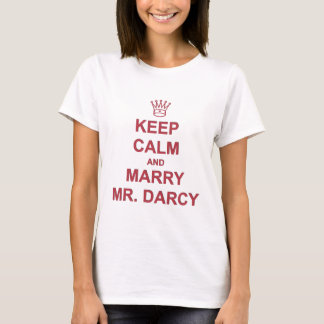 Red - Hou Calm en Marry Mr Darcy T-shirt