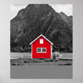 Red House Color Pop Downloaden en Poster