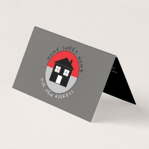Red House Logo, wijziging adreskaart Visitekaartje