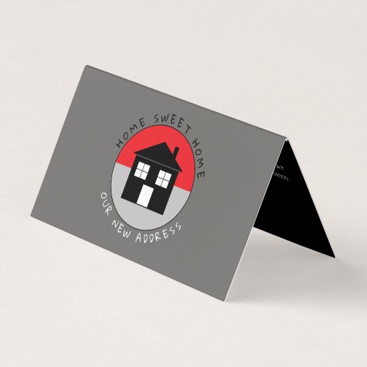Red House Logo, wijziging adreskaart Visitekaartje (Voorkant)
