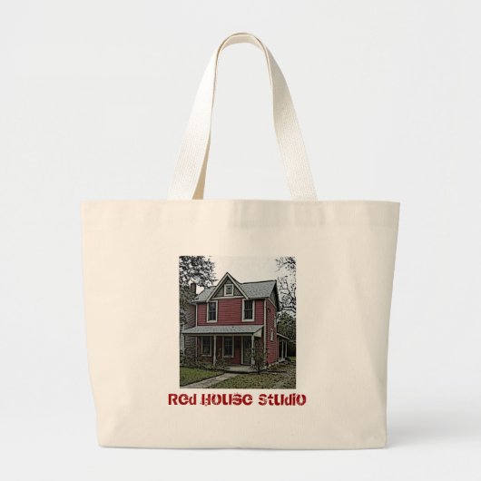 Red House Studio-Tas Grote Tote Bag (Voorkant)