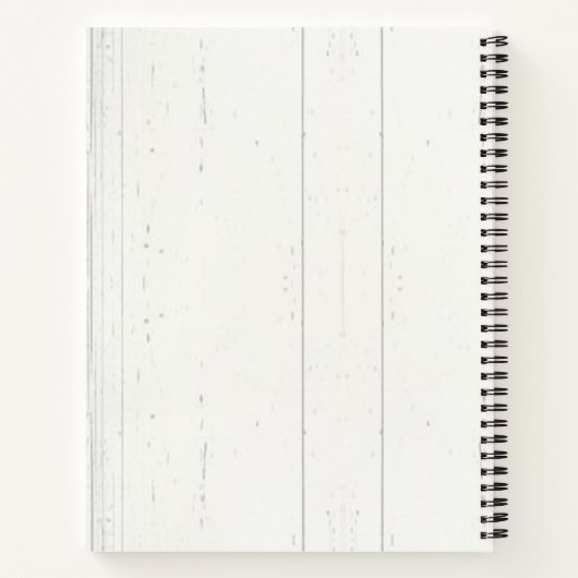 Red House Winter Scene Recipe notebook Notitieboek (Achterkant)