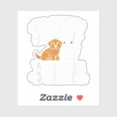Red huisdier Pleeg Adoptie Vrijwilliger Doneer Hon Sticker (Vel)