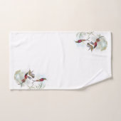 Red Hummingbird Birds Wildlife Bath Towel Set Bad Handdoek (Handdoek)