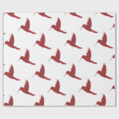 Red Hummingbird Cadeaupapier (Vlak)