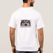Red Husky Revolution White T-Shirt (Achterkant)