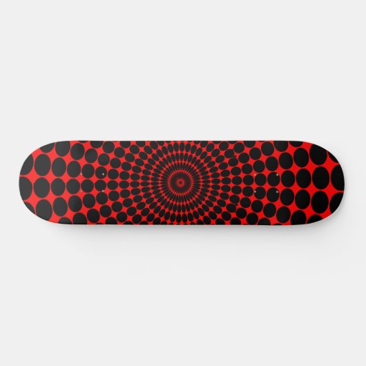 Red Hypno Skateboard (Horizontaal)